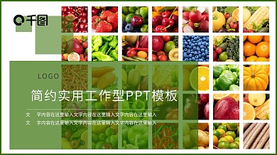 膳食纤维PPT模板
