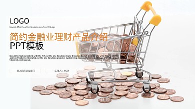 简约风金融行业理财产品介绍PPT模版