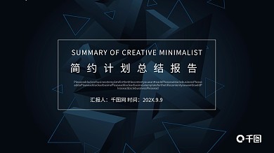简约计划总结报告