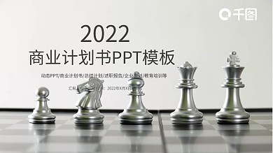 商业计划书述职报告工作计划PPT模板