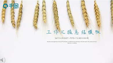 时尚大气年终工作总结PPT模板