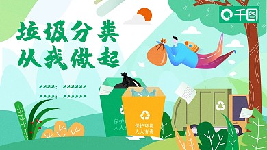 城市垃圾分类PPT模板