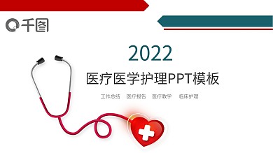 医学医疗医院成果汇报护理ppt精美模板