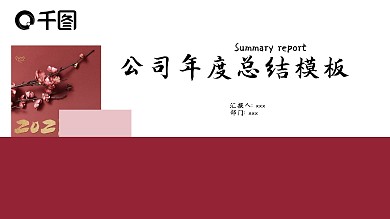 公司年度汇报总结