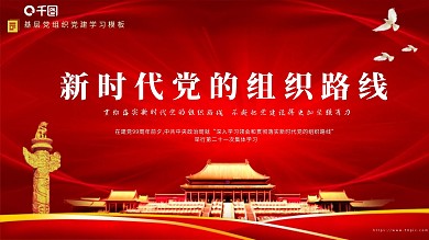 党建风贯彻落实新时代党的组织路线