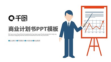 简约时尚创业融资商业计划书PPT模板
