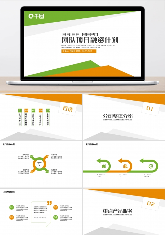 团队项目融资计划PPT