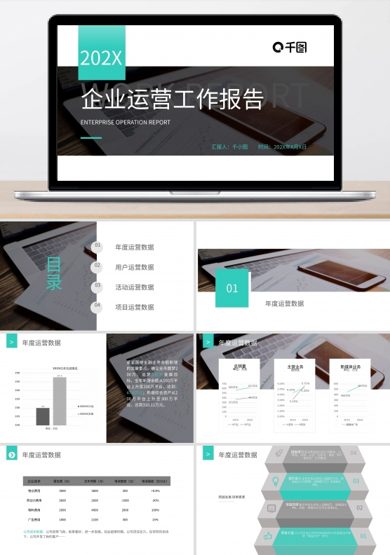 企业运营工作报告