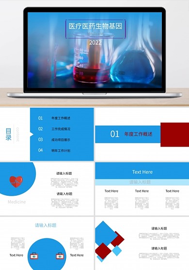 医疗医药生物基因通用PPT