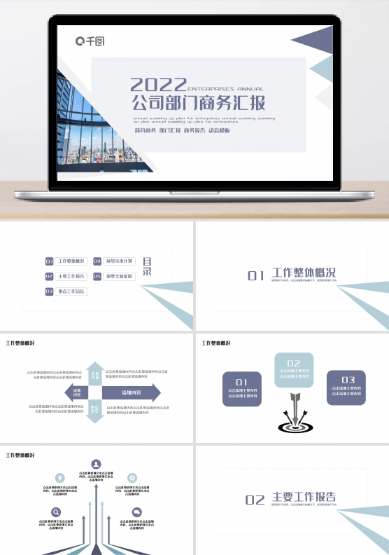 公司部门商务汇报PPT