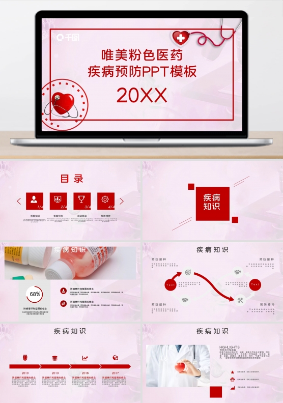 疾病预防PPT模板