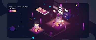 2.5D智能未来科技大数据公众号封面