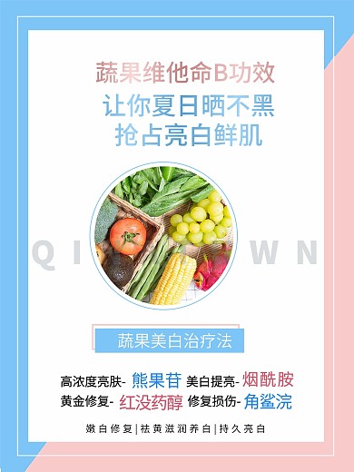 美容健康朋友圈微信微博封面配图小清新简约