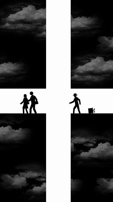 分手有缘无分伤感图片