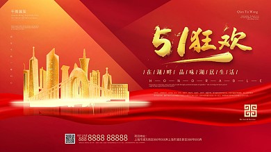 五一房地产营销展板