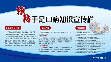 预防手足口病知识宣传展板