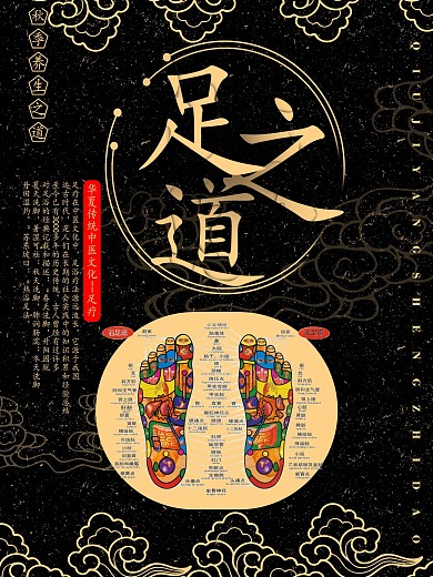 足道养生坊宣传单