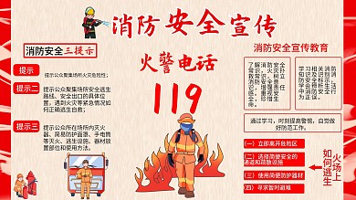 消防安全宣传展板