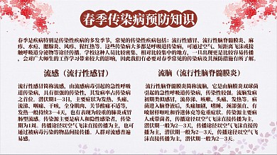 传染病预防宣传栏