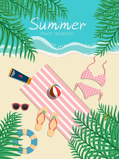 夏季旅游海报