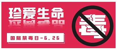 简约国际禁毒日宣传