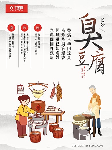 长沙臭豆腐海报