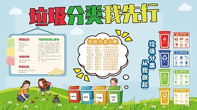 垃圾分类绿色健康