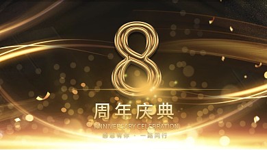 原创周年庆典展板