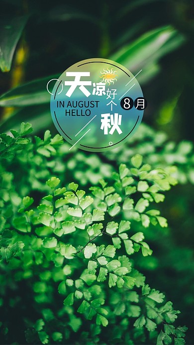 社交媒体用图天凉好个秋