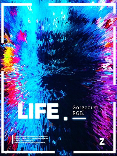 RGB颜色炫酷海报