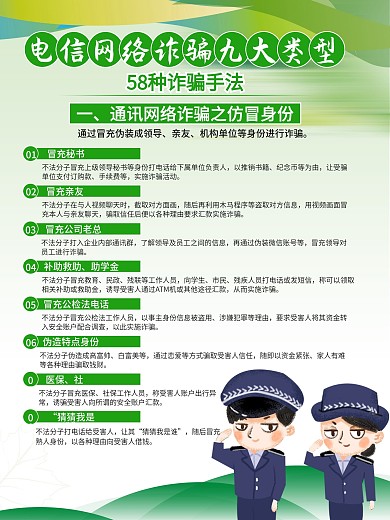 防范电信网络诈骗系列宣传海报