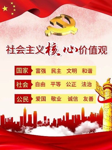 文明城市社会主义核心价值观