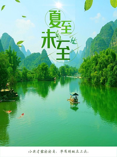 夏至未至茶叶海报