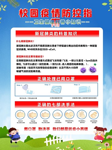 校园防疫知识科普指南