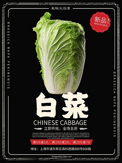 白菜海报