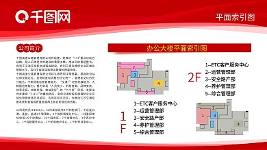 公司企业平面索引图