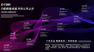 品牌故事品牌成长展板