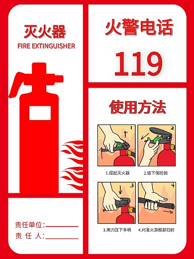 灭火器的使用方法