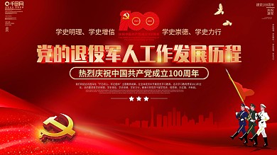 建党100周年党的退役军人工作发展历程