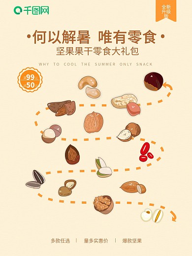 平面广告gt海报gt零食促销海报