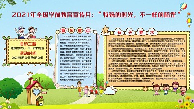 2020年全国学前教育宣传月