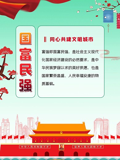 文明城市宣传系列海报源文件