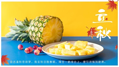 立秋传统节日二十四节气海报秋天秋季