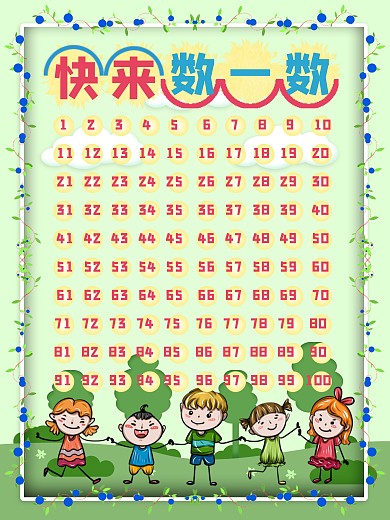 认识数字快来数一数