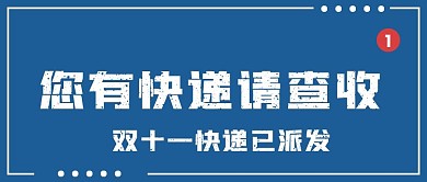 简约双十一快递查收