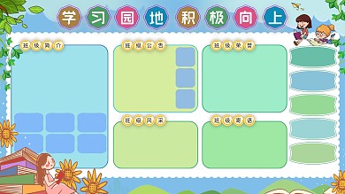 校园学习园地展板