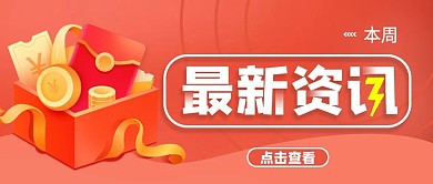 金融保险本周热点资讯消息微信公众号首图