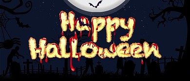 外国节日血腥可怕万圣节公众号封面
