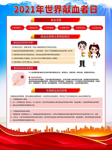 献血宣传系列海报