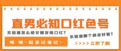 极简口红色号选择